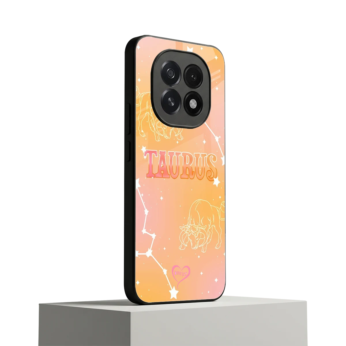 Taurus Aura oppo f29 5g mobile cover | shockproof glass phone case