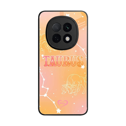 Taurus Aura back phone cover | glass case for oppo f29 pro 5g