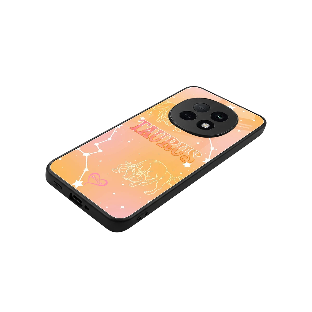 Taurus Aura stylish phone case for oppo f29 pro 5g | glossy glass and slim fit