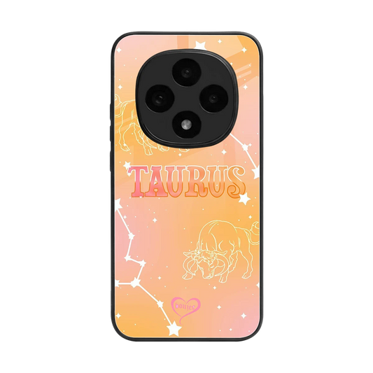 Taurus Aura back phone cover | glass case for oppo f31 pro 5g