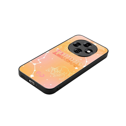 Taurus Aura stylish phone case for oppo f31 pro 5g | glossy glass and slim fit
