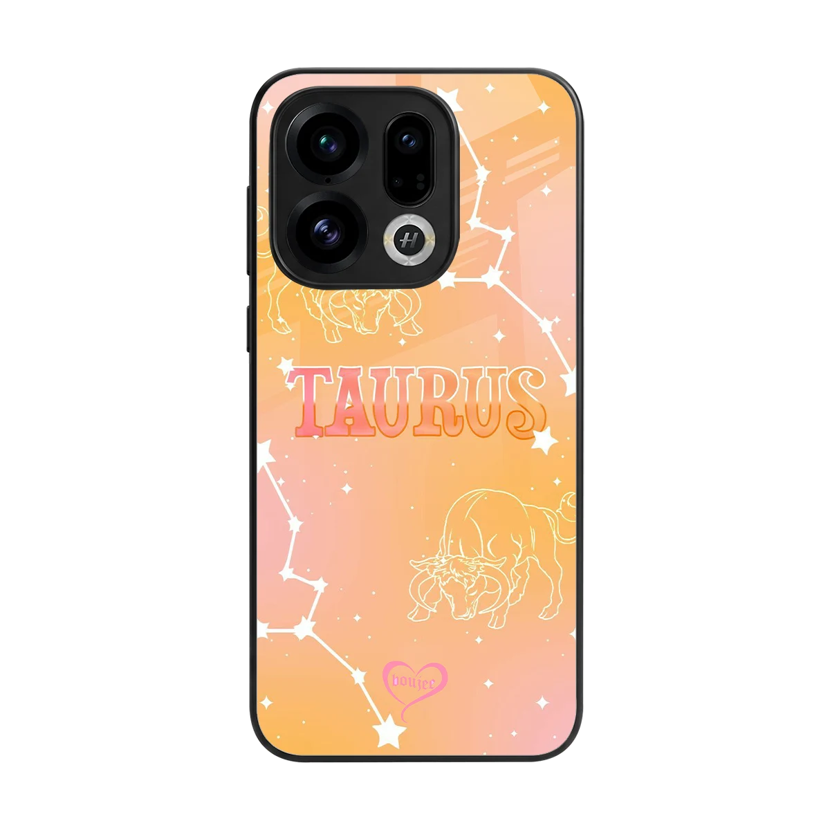 Taurus Aura back phone cover | glass case for oppo find x9