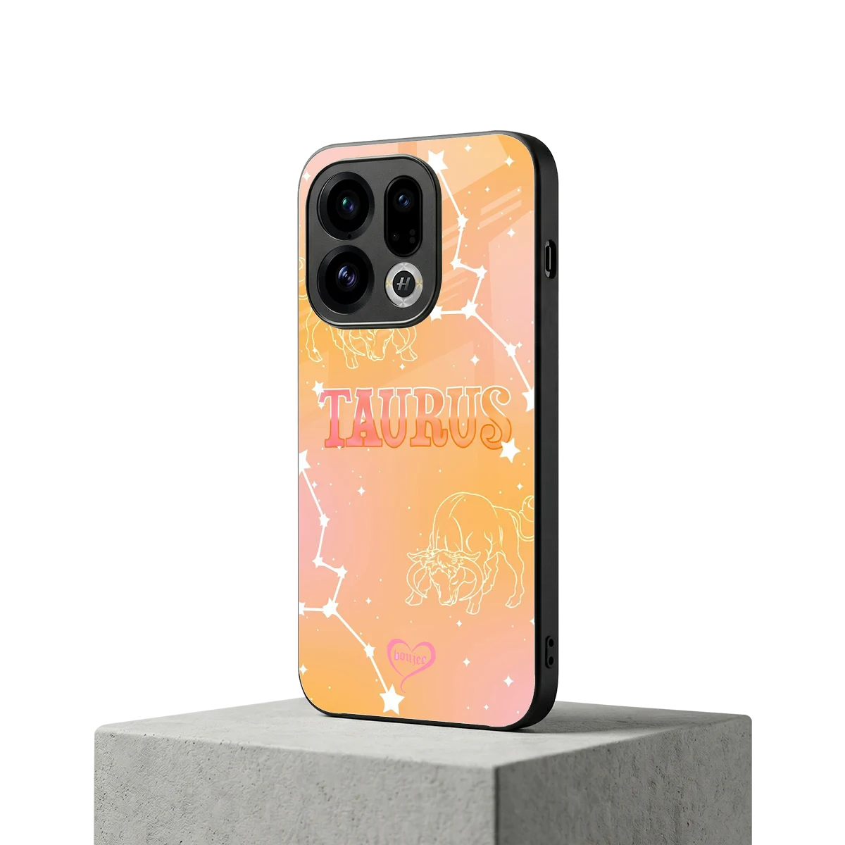 Taurus Aura oppo find x9 mobile cover | shockproof glass phone case