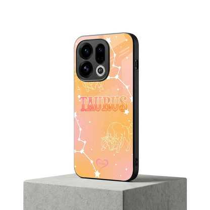 Taurus Aura oppo find x9 mobile cover | shockproof glass phone case