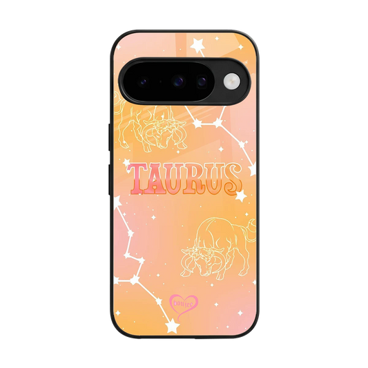 Taurus Aura back phone cover | glass case for google pixel 10