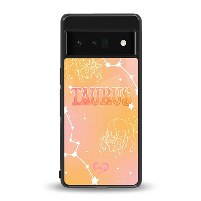 Taurus Aura back phone cover | glass case for google pixel 6 pro