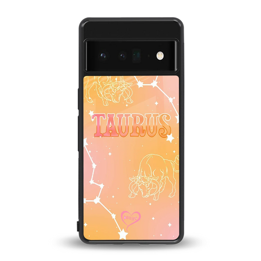 Taurus Aura back phone cover | glass case for google pixel 6 pro