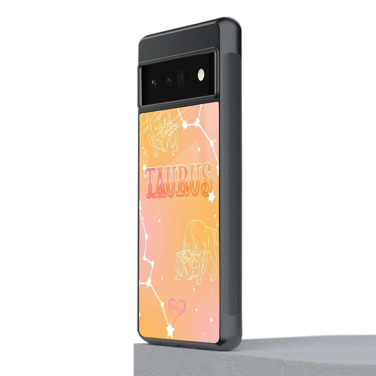 Taurus Aura stylish phone case for google pixel 6 pro | glossy glass and slim fit