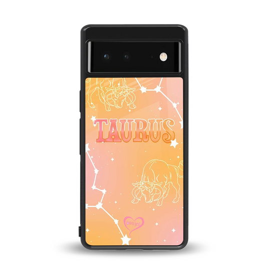 Taurus Aura back phone cover | glass case for google pixel 6a