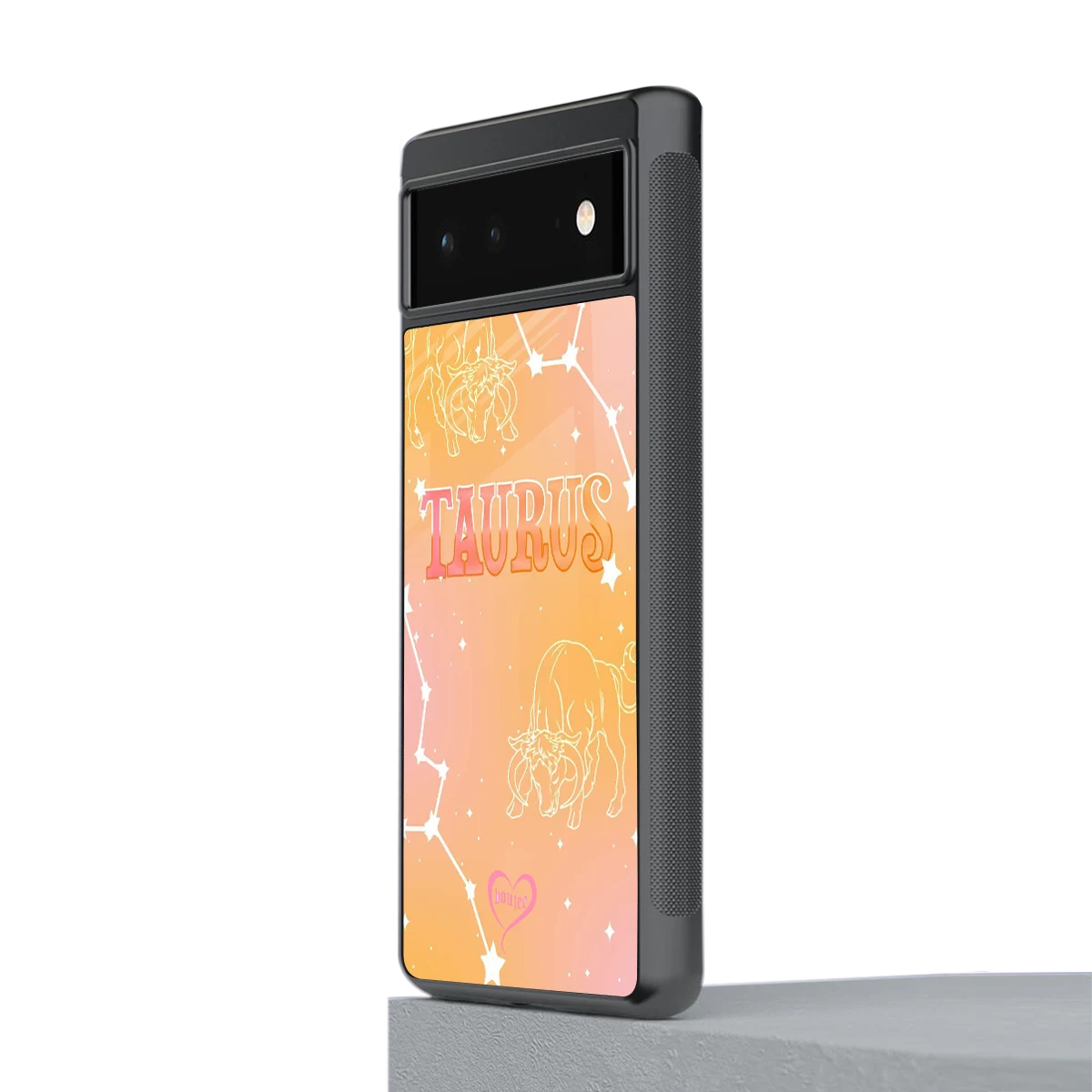 Taurus Aura stylish phone case for google pixel 6 | glossy glass and slim fit