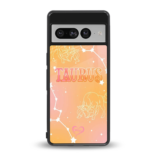 Taurus Aura back phone cover | glass case for google pixel 7 pro