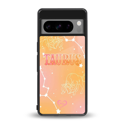 Taurus Aura back phone cover | glass case for google pixel 8 pro