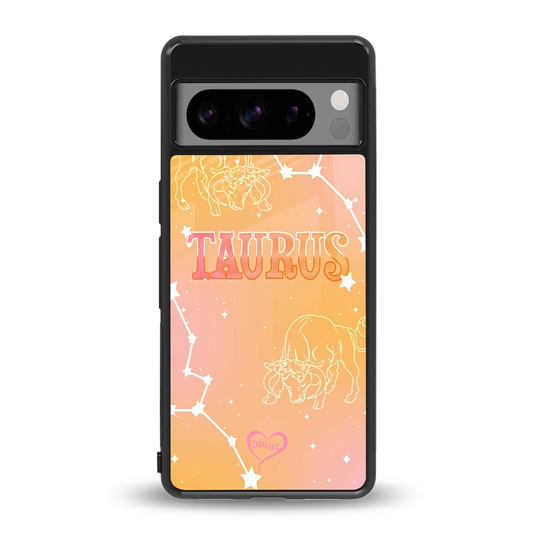 Taurus Aura back phone cover | glass case for google pixel 8 pro