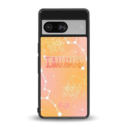 Taurus Aura back phone cover | glass case for google pixel 8