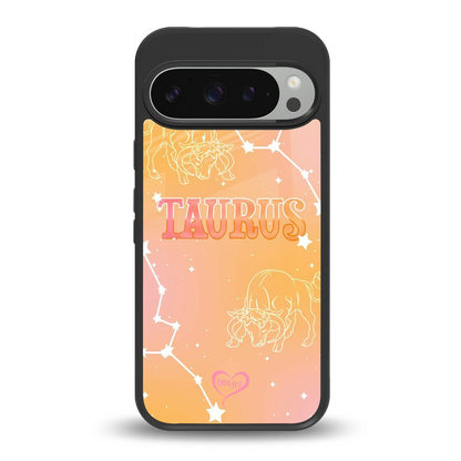 Taurus Aura back phone cover | glass case for google pixel 9 pro xl