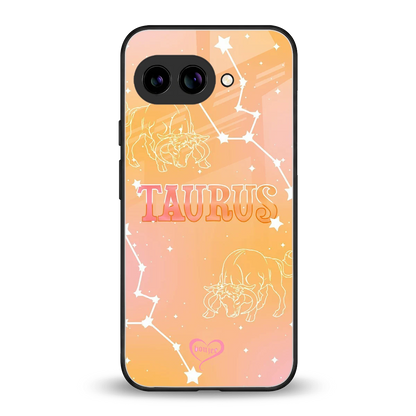Taurus Aura back phone cover | glass case for google pixel 10a