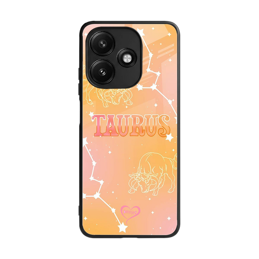 Taurus Aura back phone cover | glass case for redmi 12 5g
