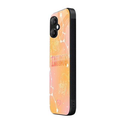 Taurus Aura samsung galaxy a06 5g mobile cover | shockproof glass phone case