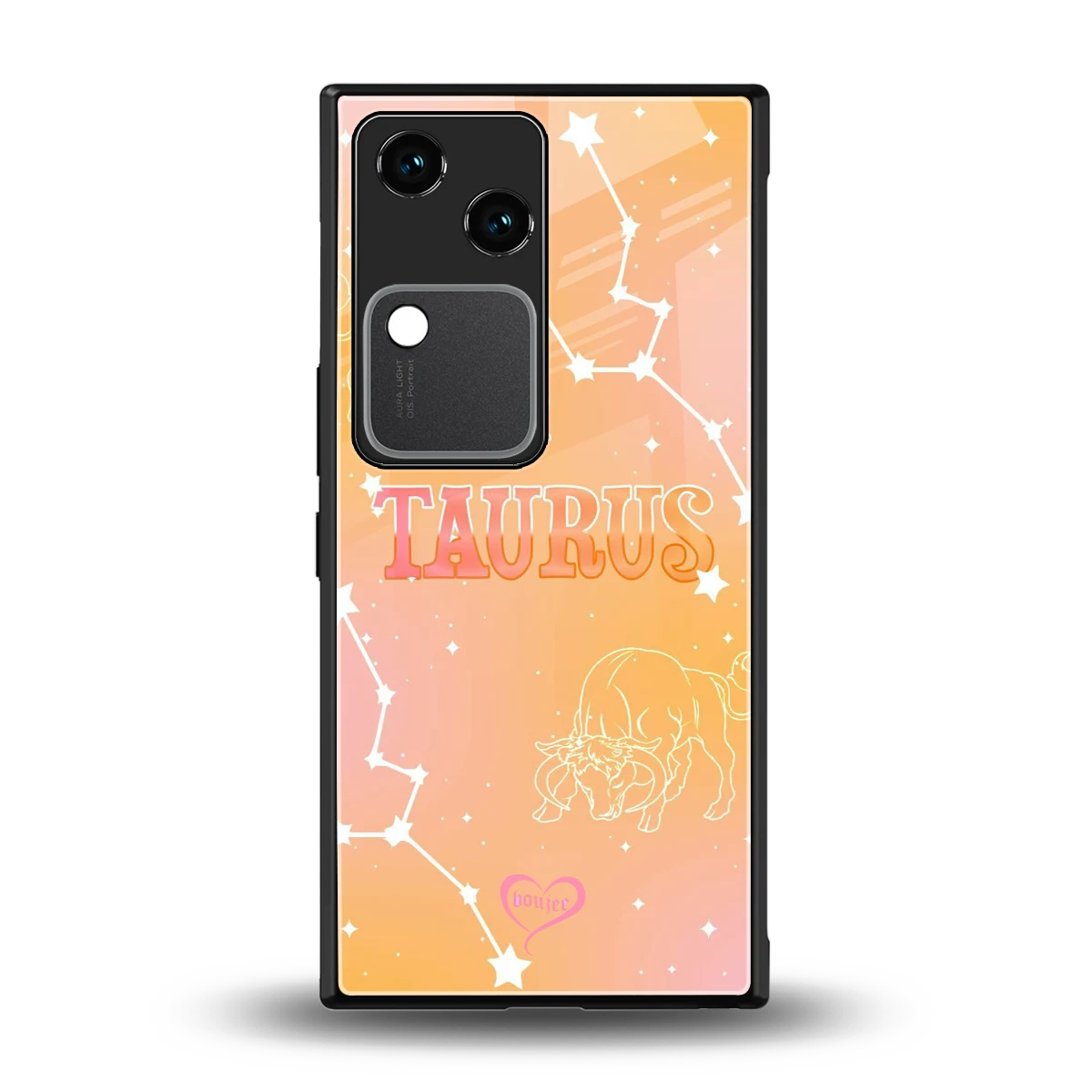 Taurus Aura back phone cover | glass case for vivo v30