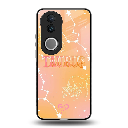 Taurus Aura back phone cover | glass case for vivo v50