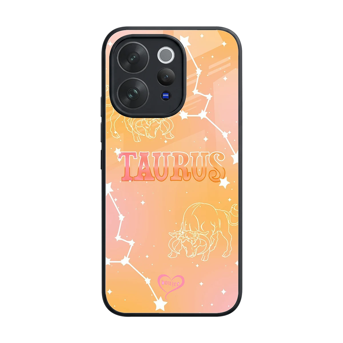 Taurus Aura back phone cover | glass case for vivo v70 elite