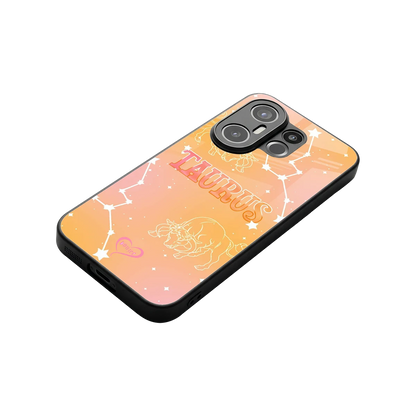 Taurus Aura stylish phone case for vivo x200 fe | glossy glass and slim fit