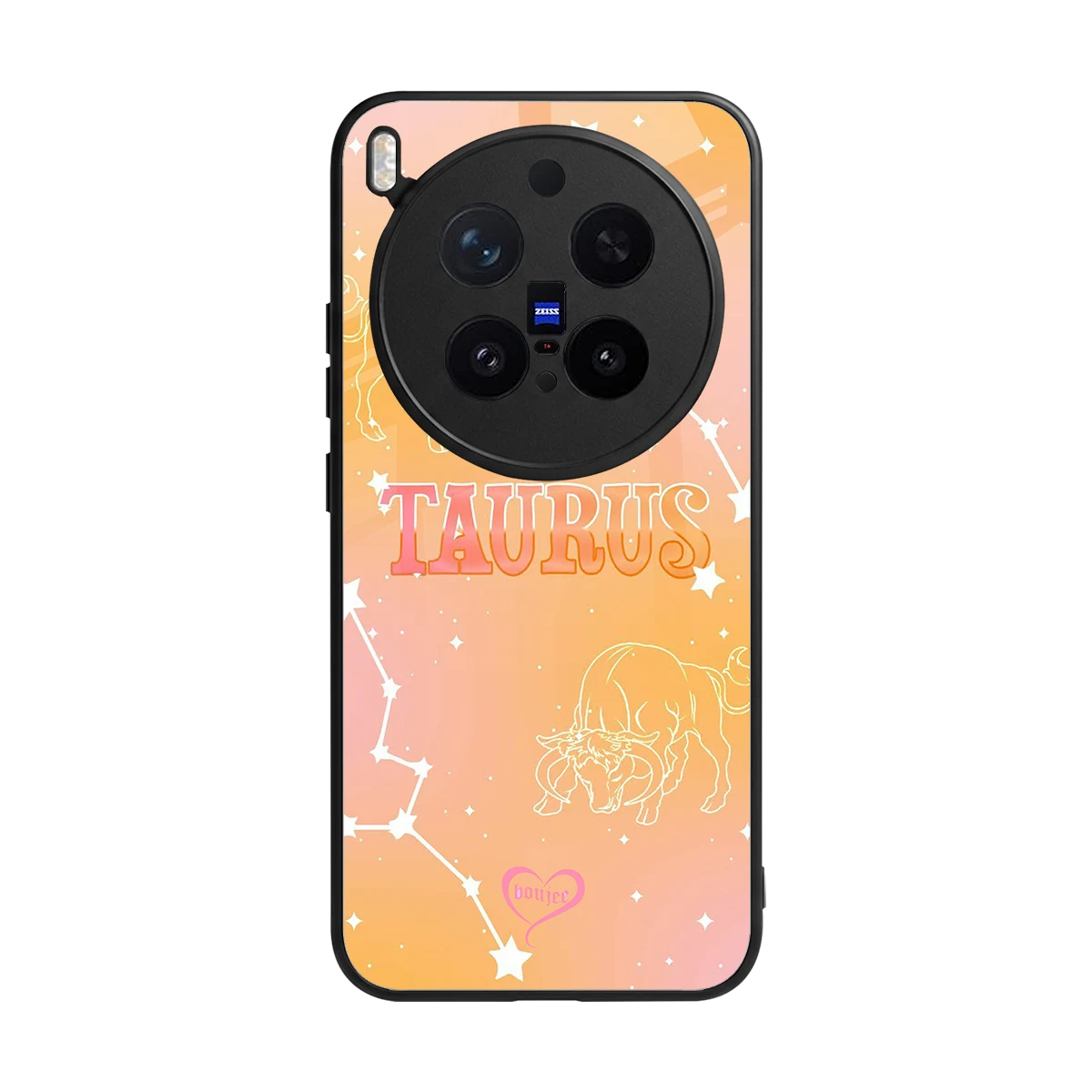 Taurus Aura back phone cover | glass case for vivo x300 pro