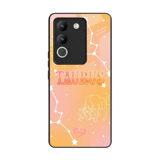 Taurus Aura back phone cover | glass case for vivo y200 5g