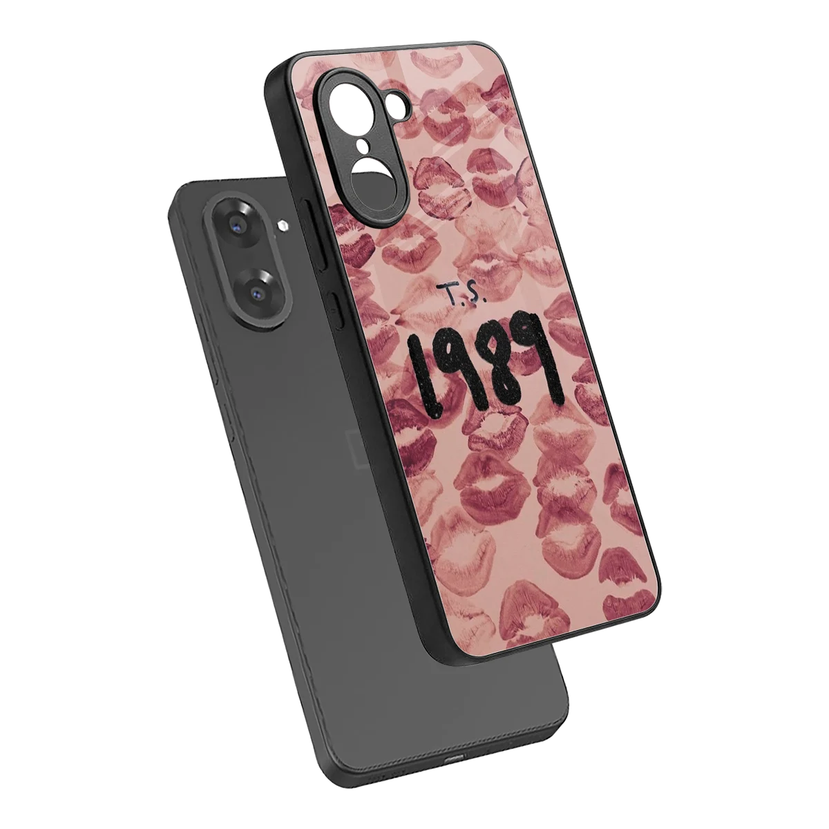 Taylor Swift 1989 sleek oneplus nord ce5 5g cover with tempered glass back and TPU edges