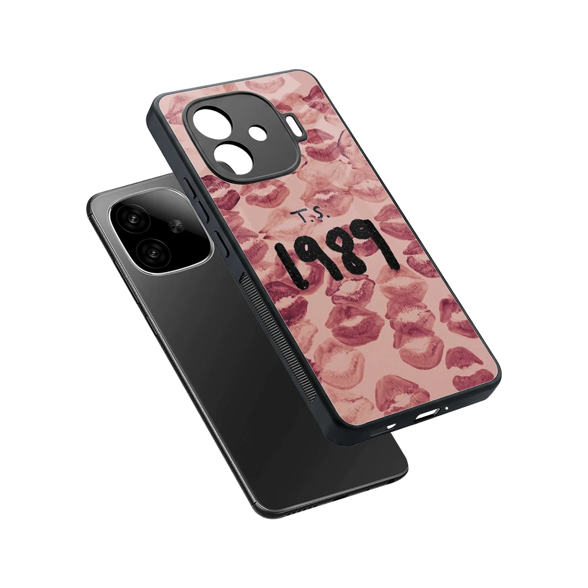 Taylor Swift 1989 sleek iqoo neo 10r 5g cover with tempered glass back and TPU edges