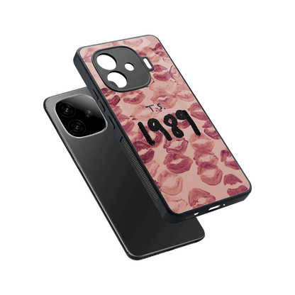 Taylor Swift 1989 sleek iqoo neo 10r 5g cover with tempered glass back and TPU edges