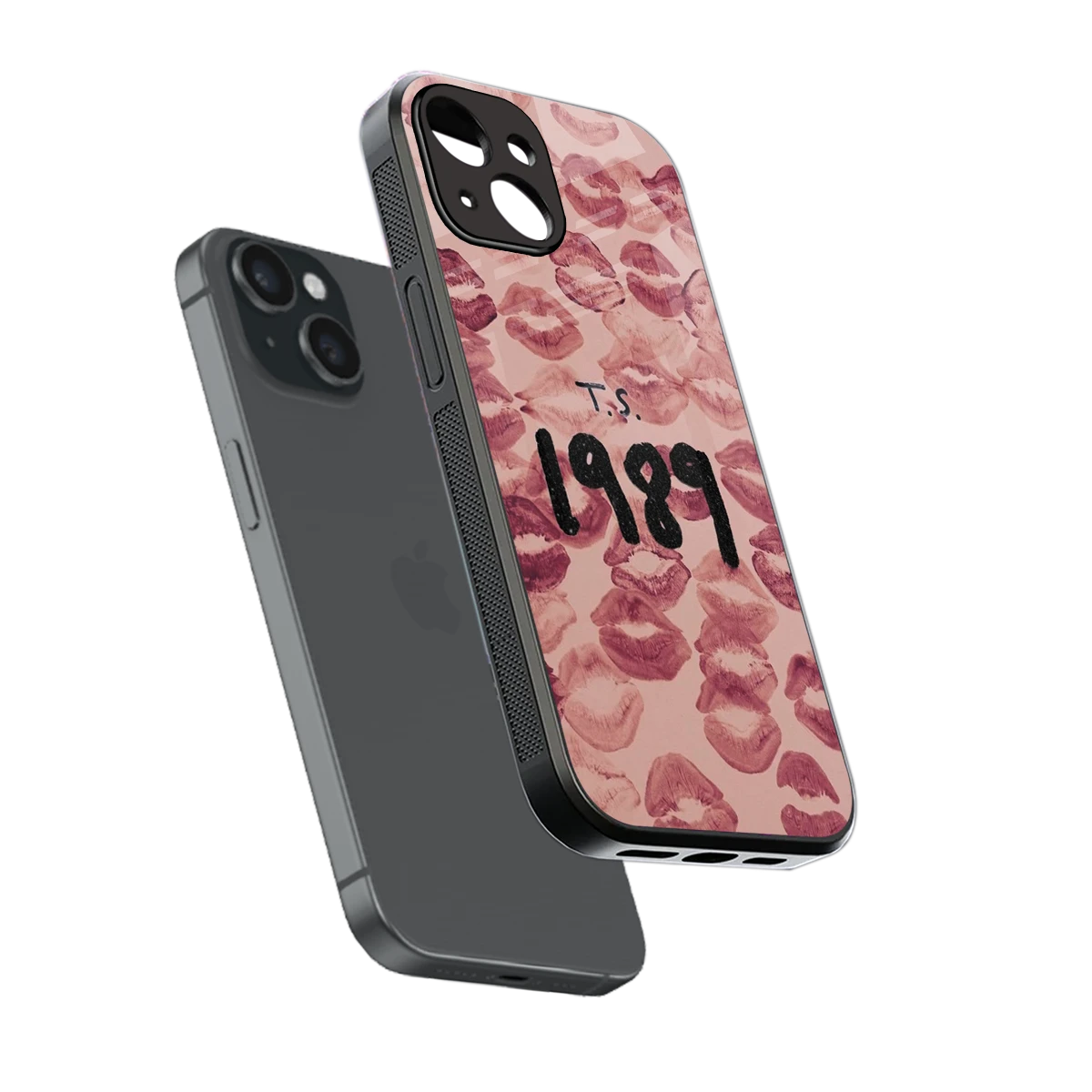 Taylor Swift 1989 sleek iphone 13 cover with tempered glass back and TPU edges