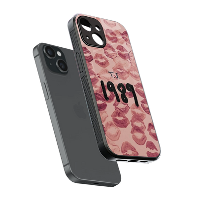 Taylor Swift 1989 sleek iphone 15 cover with tempered glass back and TPU edges