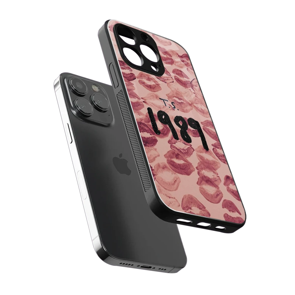 Taylor Swift 1989 sleek iphone 15 pro cover with tempered glass back and TPU edges