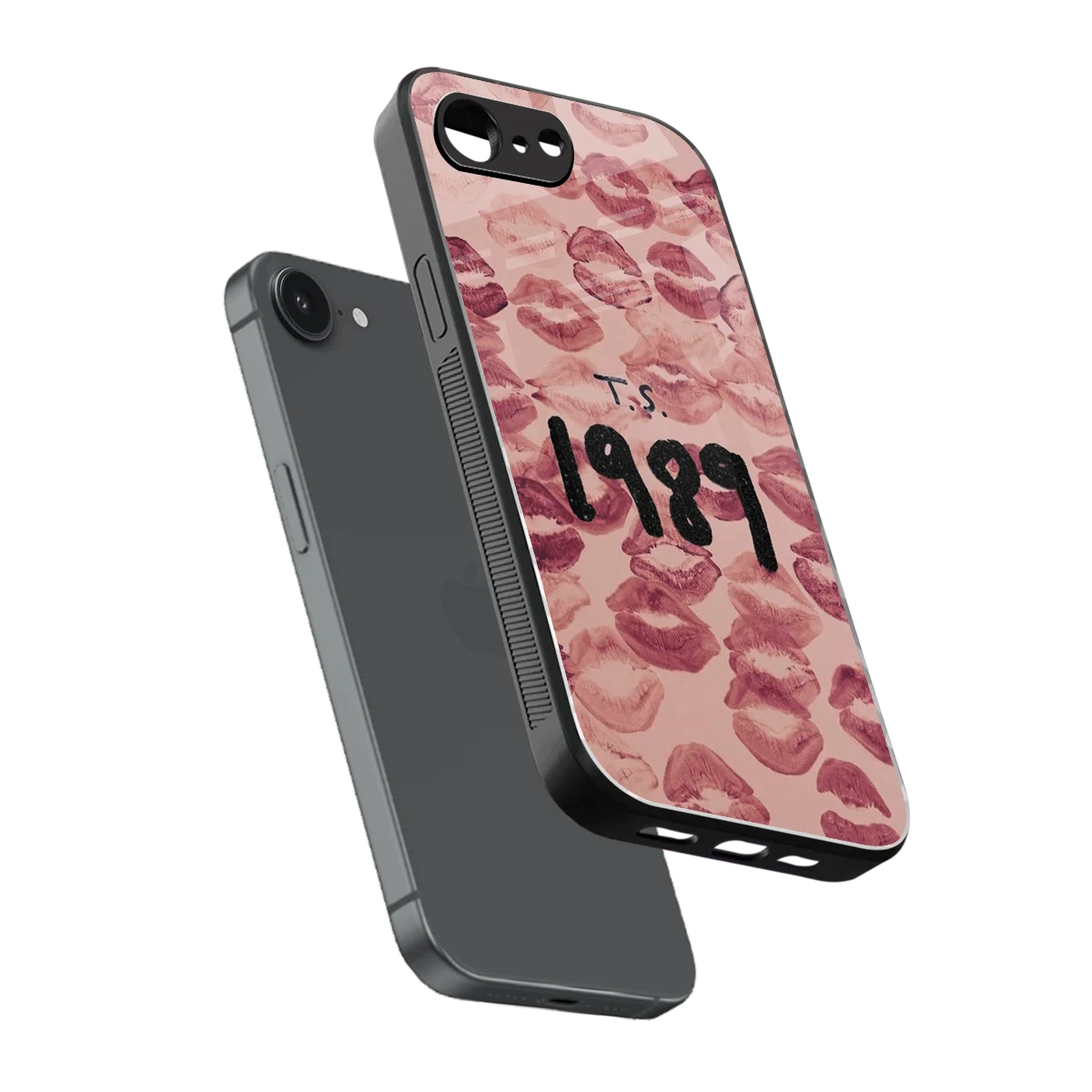 Taylor Swift 1989 sleek iphone 17e cover with tempered glass back and TPU edges