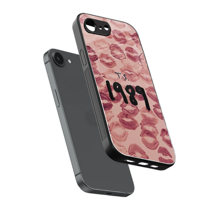 Taylor Swift 1989 sleek iphone 17e cover with tempered glass back and TPU edges