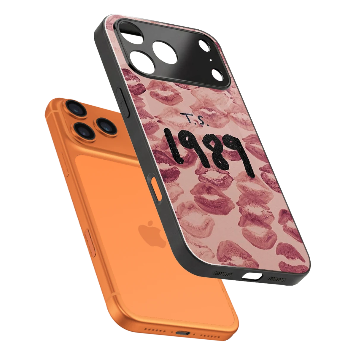 Taylor Swift 1989 sleek iphone 17 pro cover with tempered glass back and TPU edges