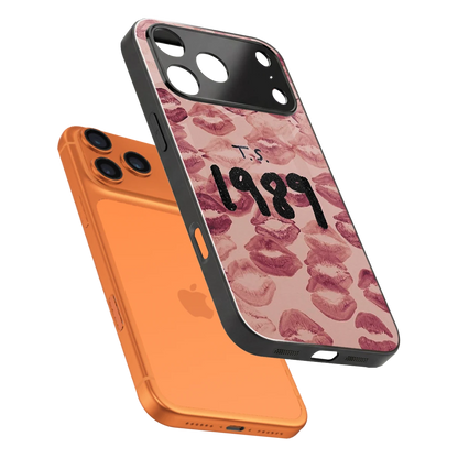 Taylor Swift 1989 sleek iphone 17 pro cover with tempered glass back and TPU edges