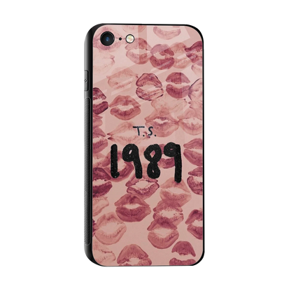 Taylor Swift 1989 sleek iphone 7 cover with tempered glass back and TPU edges