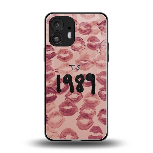 Taylor Swift 1989 back phone cover | glass case for nothing phone 2