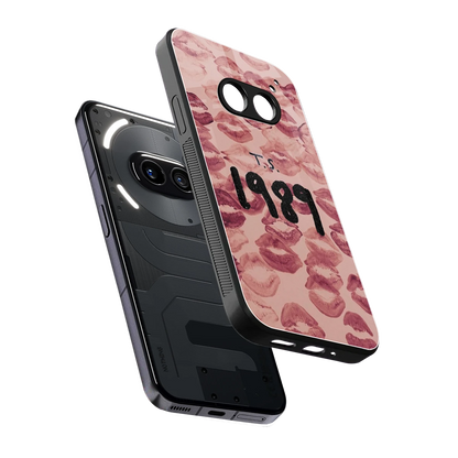 Taylor Swift 1989 sleek nothing phone 2a cover with tempered glass back and TPU edges