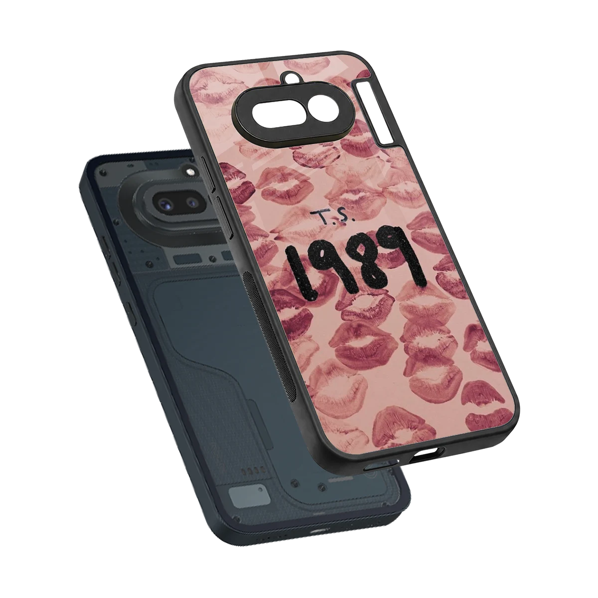 Taylor Swift 1989 sleek nothing phone 4a cover with tempered glass back and TPU edges