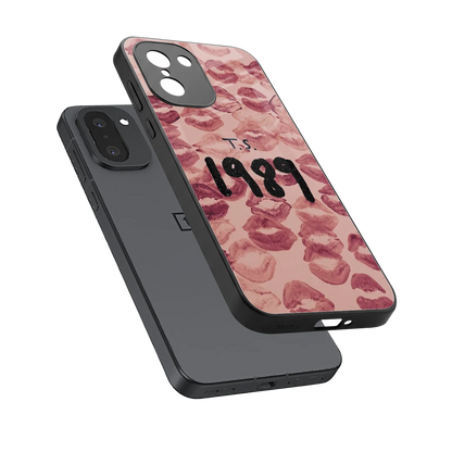 Taylor Swift 1989 sleek oneplus 15r cover with tempered glass back and TPU edges