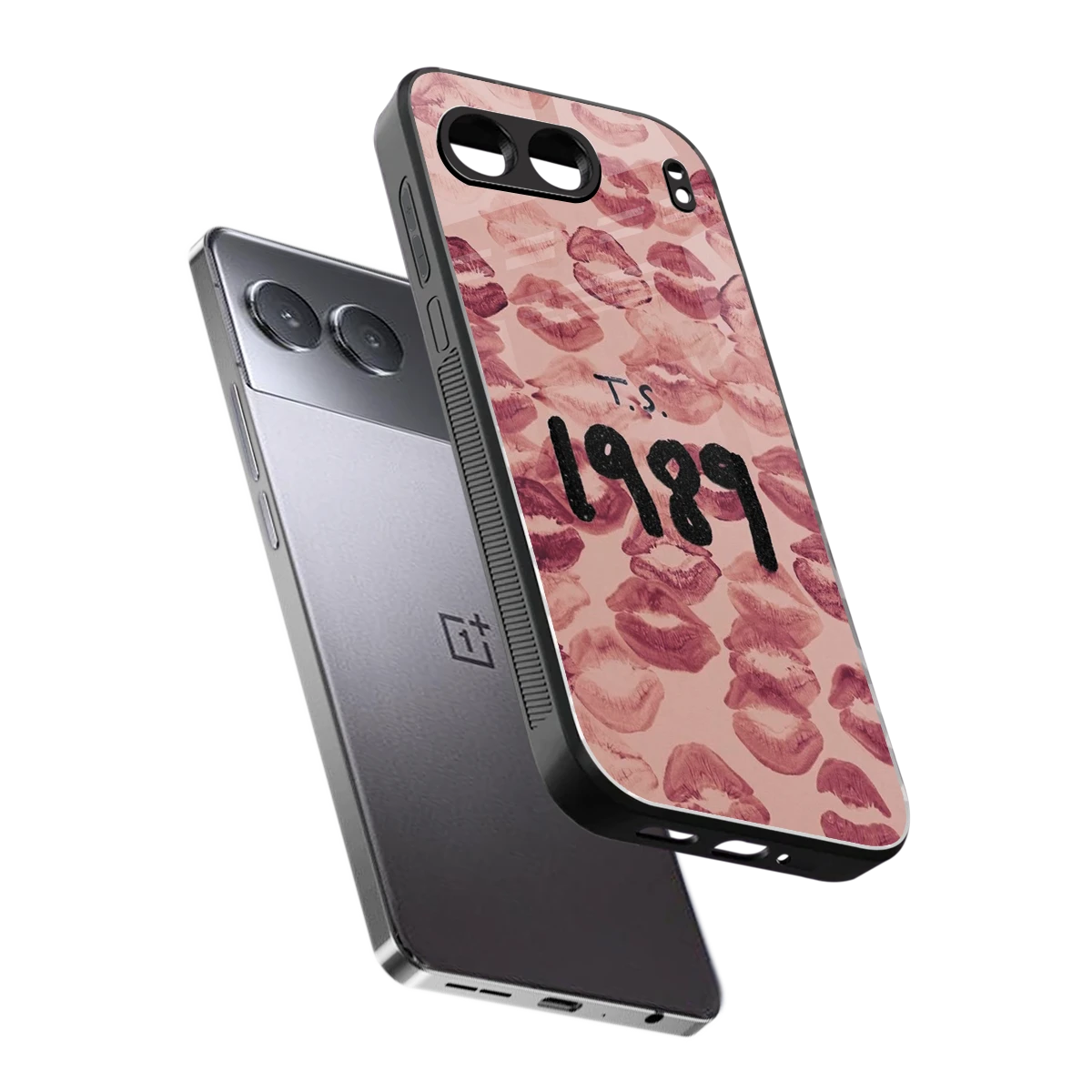 Taylor Swift 1989 sleek oneplus nord 4 cover with tempered glass back and TPU edges