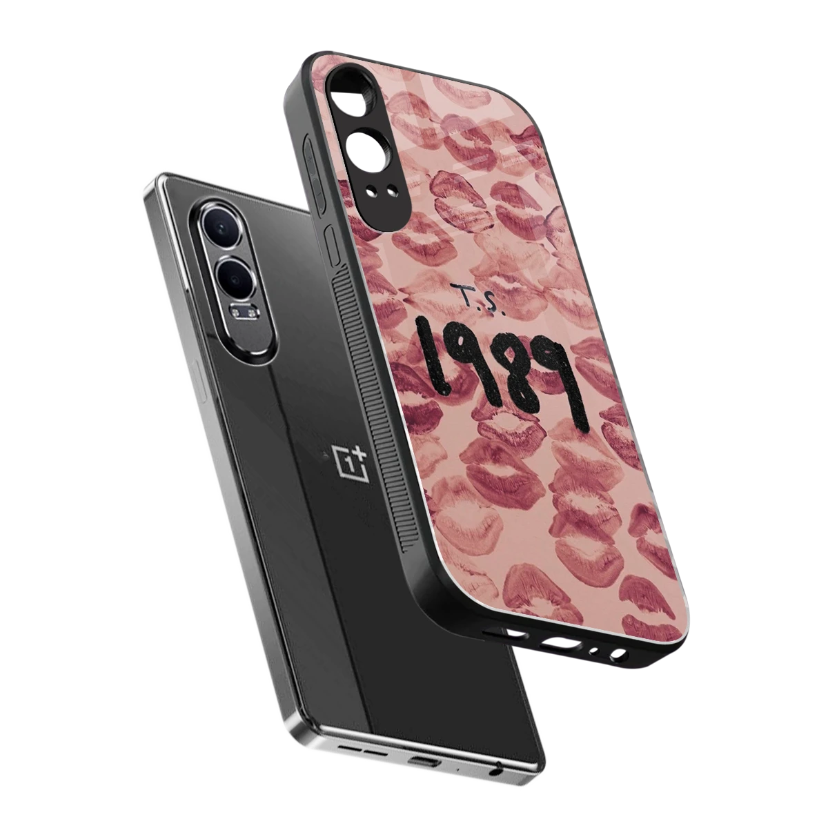 Taylor Swift 1989 sleek oneplus nord ce 4 lite cover with tempered glass back and TPU edges