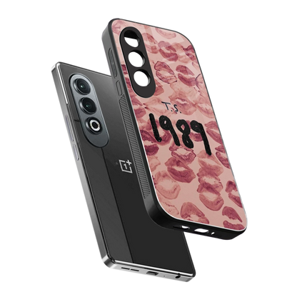 Taylor Swift 1989 sleek oneplus nord ce 4 cover with tempered glass back and TPU edges