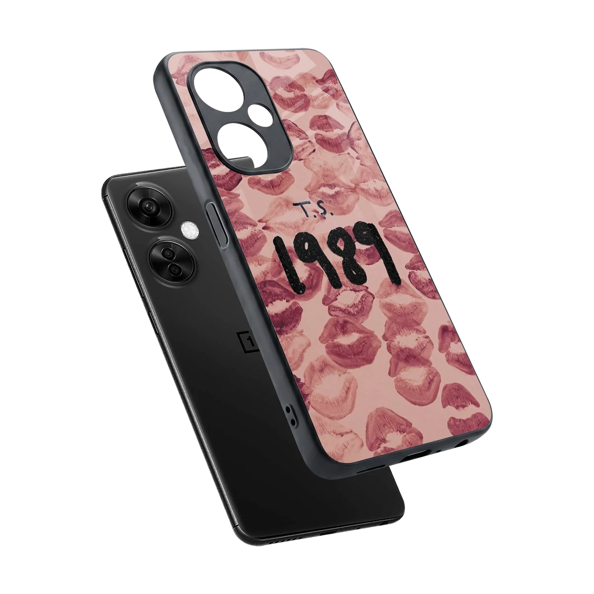 Taylor Swift 1989 sleek oneplus nord ce 3 lite cover with tempered glass back and TPU edges