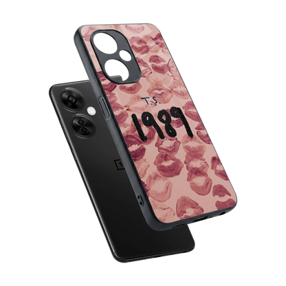 Taylor Swift 1989 sleek oneplus nord ce 3 lite cover with tempered glass back and TPU edges