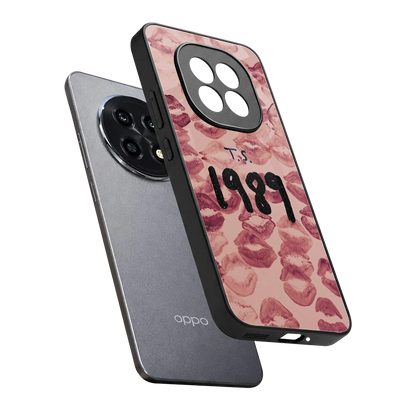 Taylor Swift 1989 sleek oppo f29 pro 5g cover with tempered glass back and TPU edges