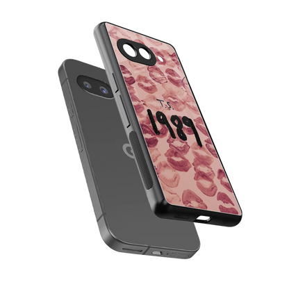 Taylor Swift 1989 sleek google pixel 9a cover with tempered glass back and TPU edges